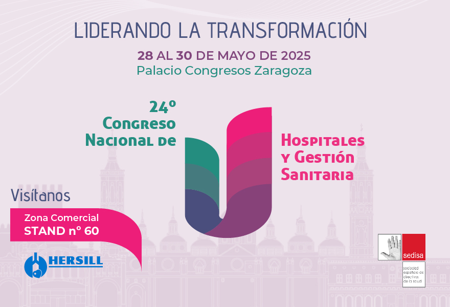 Hersill vuelve a estar presente en el congreso nacional de hospitales y gestión sanitaria
